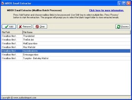 Screenshot for MBOX Email Extractor 5.0.7